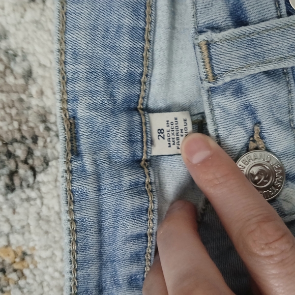 Light Blue Distressed Jeans - Picture 4 of 4